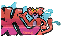 Pink Panther Rail Car